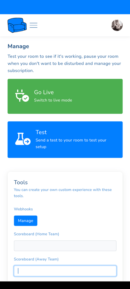 Get started on ConnectedRoom - Football, Hockey and sports smart ...